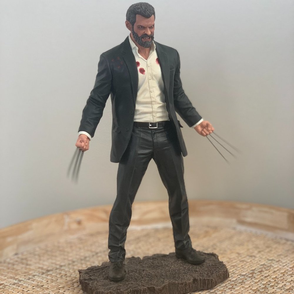 Marvel Premier Collection: Logan Wolverine Movie Statue Superhero Hugh Jackman